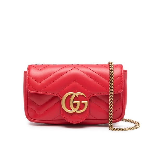 Designer inspired classy leather crossbody chrome hardware bag ❌❌ - Picture 2 of 16